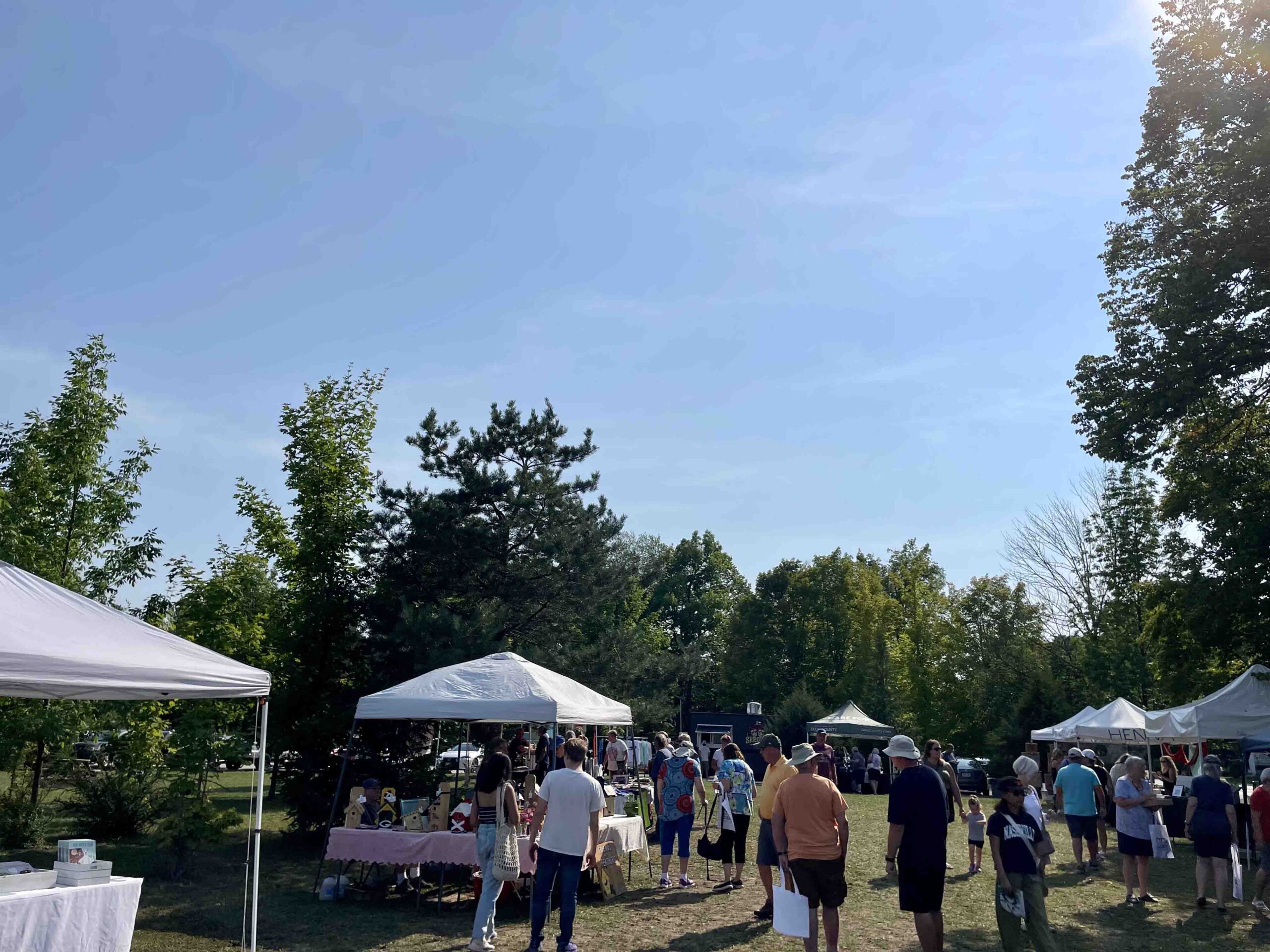 Vendor market at Evenings in Ephraim- Bondemarked